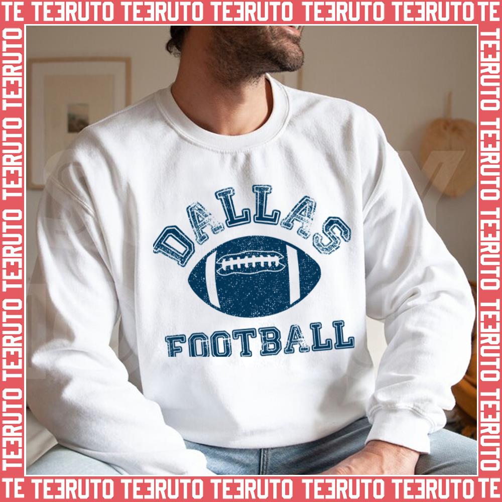 Distressed Football Season Crewneck Sweatshirt main image 0