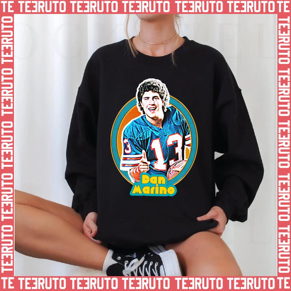 Dan Marino Retro 80s Football Miami Sports Football Unisex Sweatshirt -  Teeruto