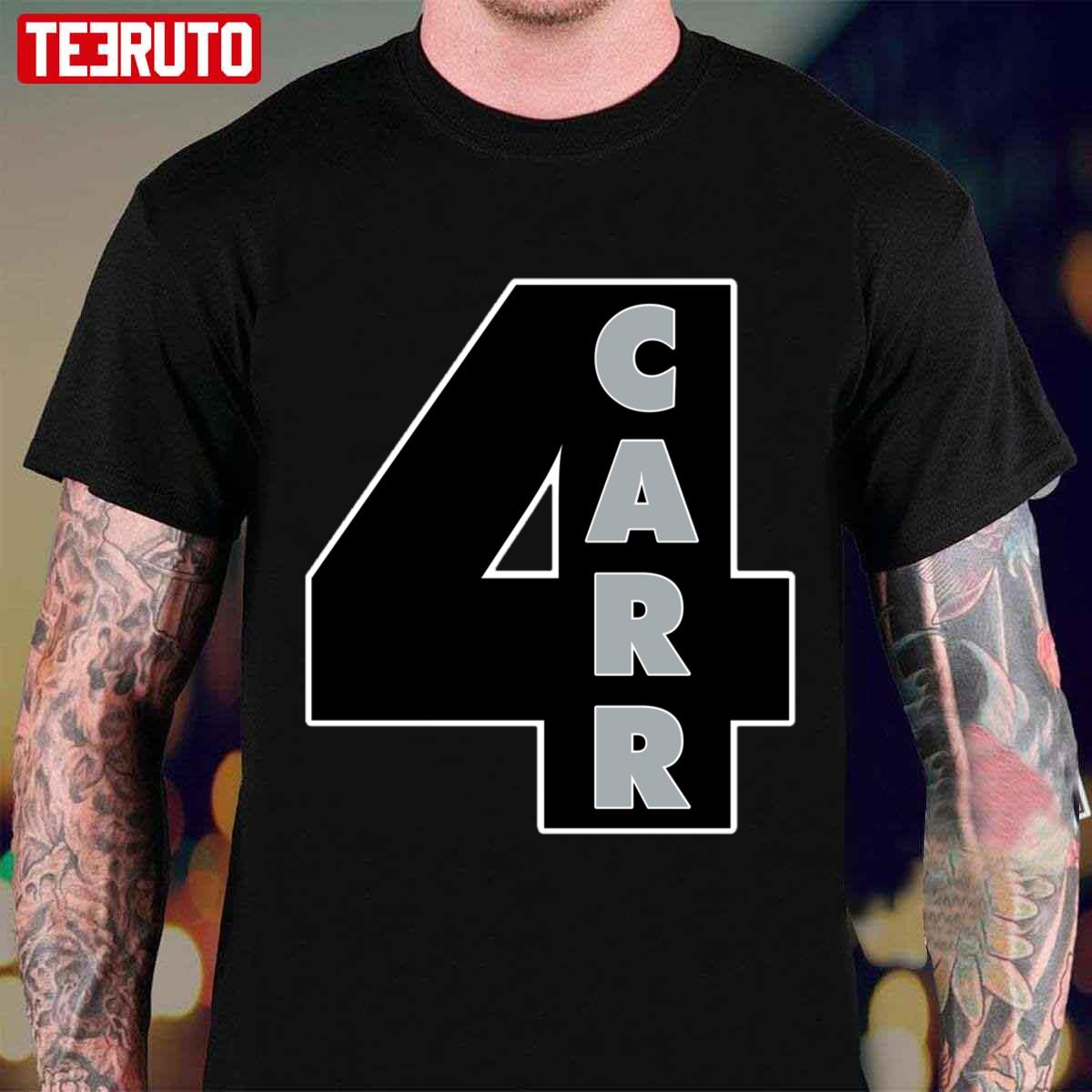 Derek Carr Number 4 Unisex T-Shirt - Teeruto