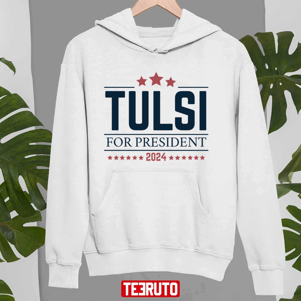 Design Tulsi Gabbard For President 2024 Unisex Sweatshirt Teeruto