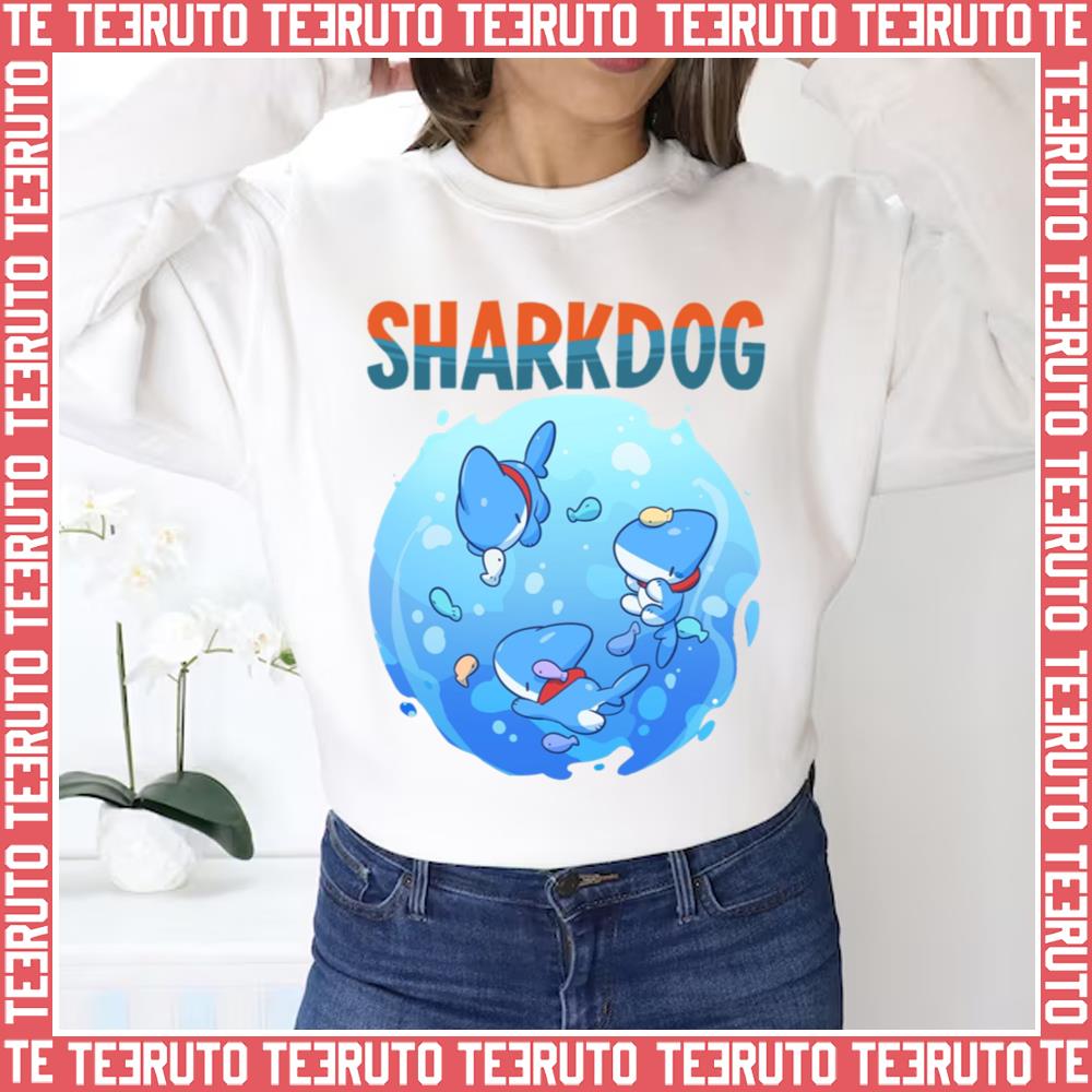 Fanny And Cute Sharkdog Sharkdog Unisex Hoodie