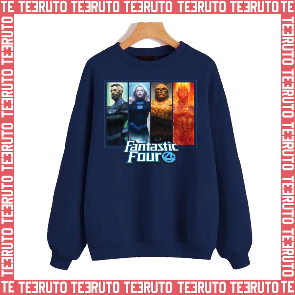 Fantastic Four Family Character Grid Essential Unisex Sweatshirt