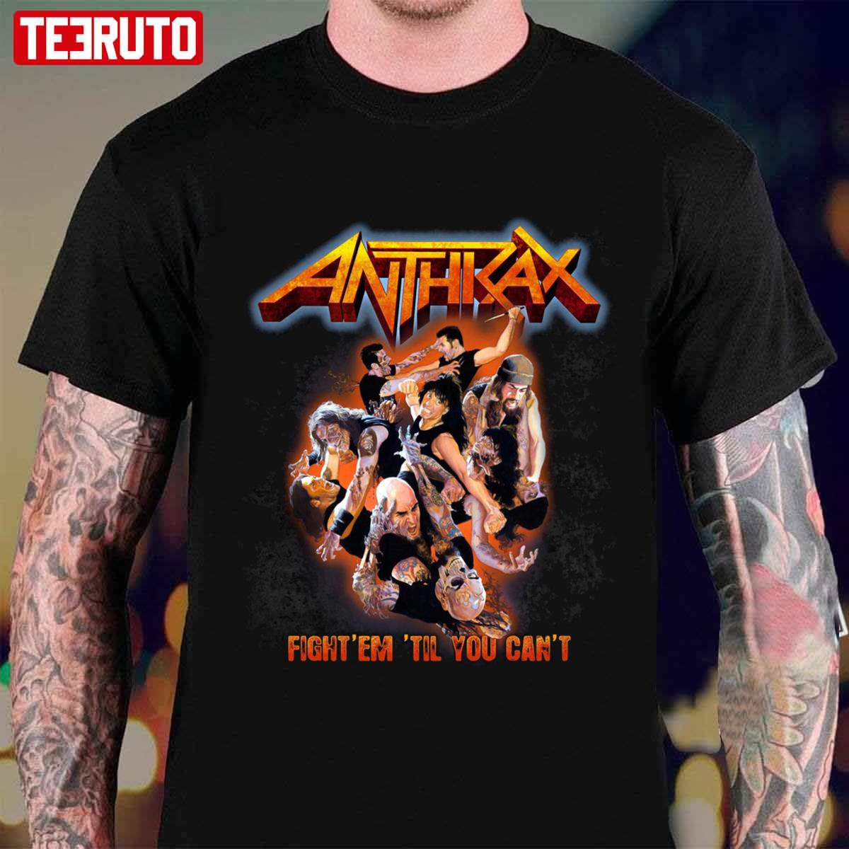 men's t-shirt Anthrax - Spreading Vignette BL - ROCK OFF - ANTHTEE27MB
