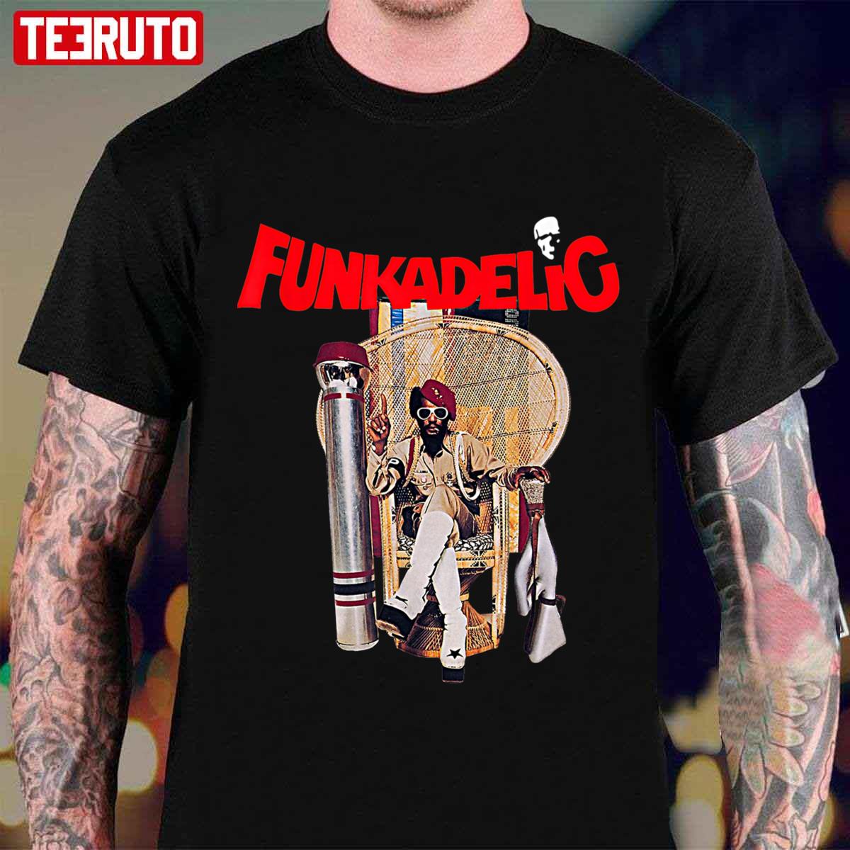 Funkadelics Music Band Vaporware Legend Live Forever Vintage Unisex T-Shirt