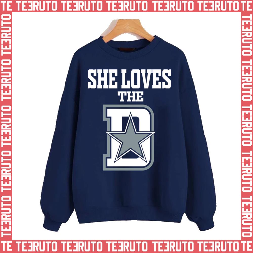 Unique This Girl Loves Dallas Womens Dallas Cowboys Sweatshirt - Anynee