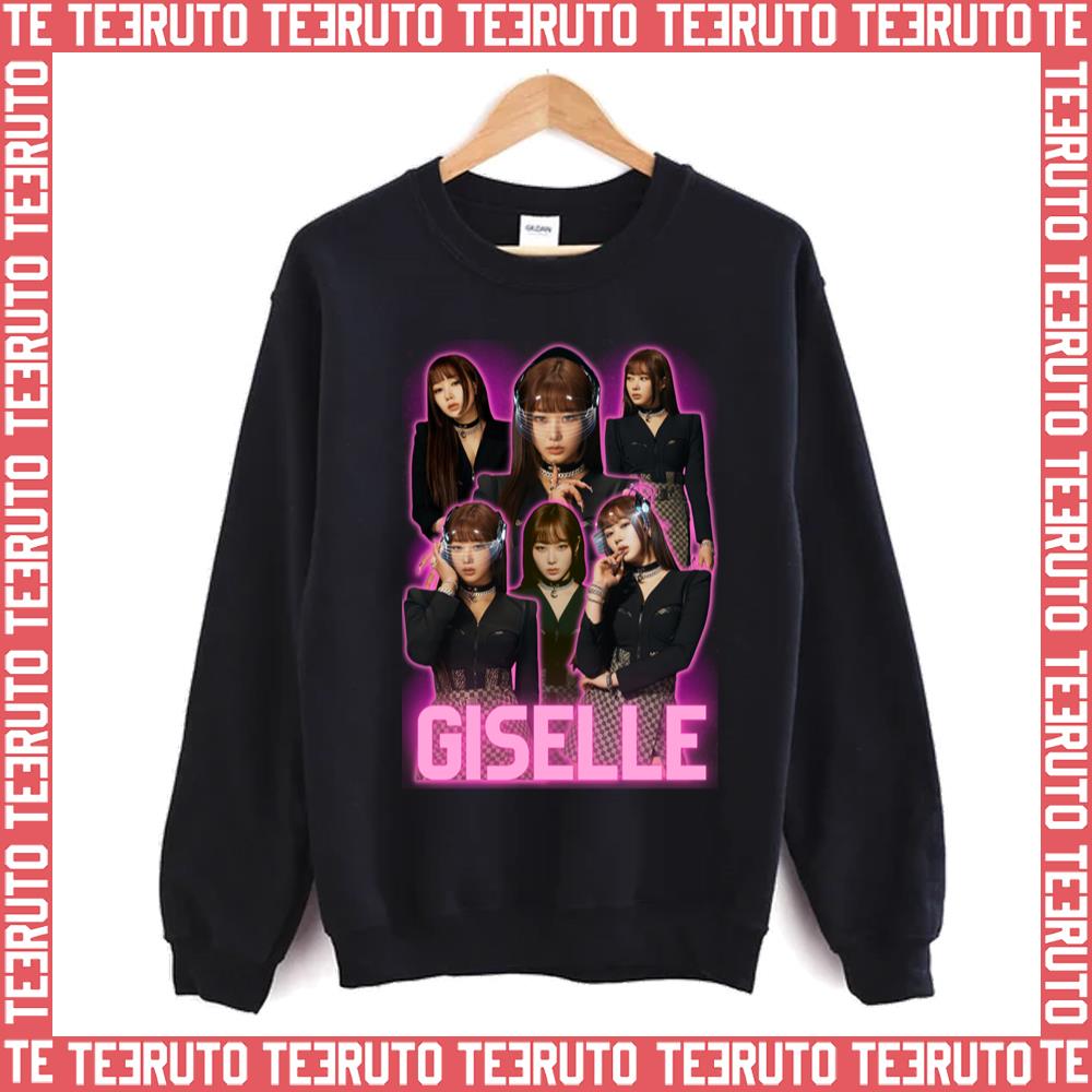 Giselle Of Aespa Pink Design Unisex Sweatshirt - Teeruto