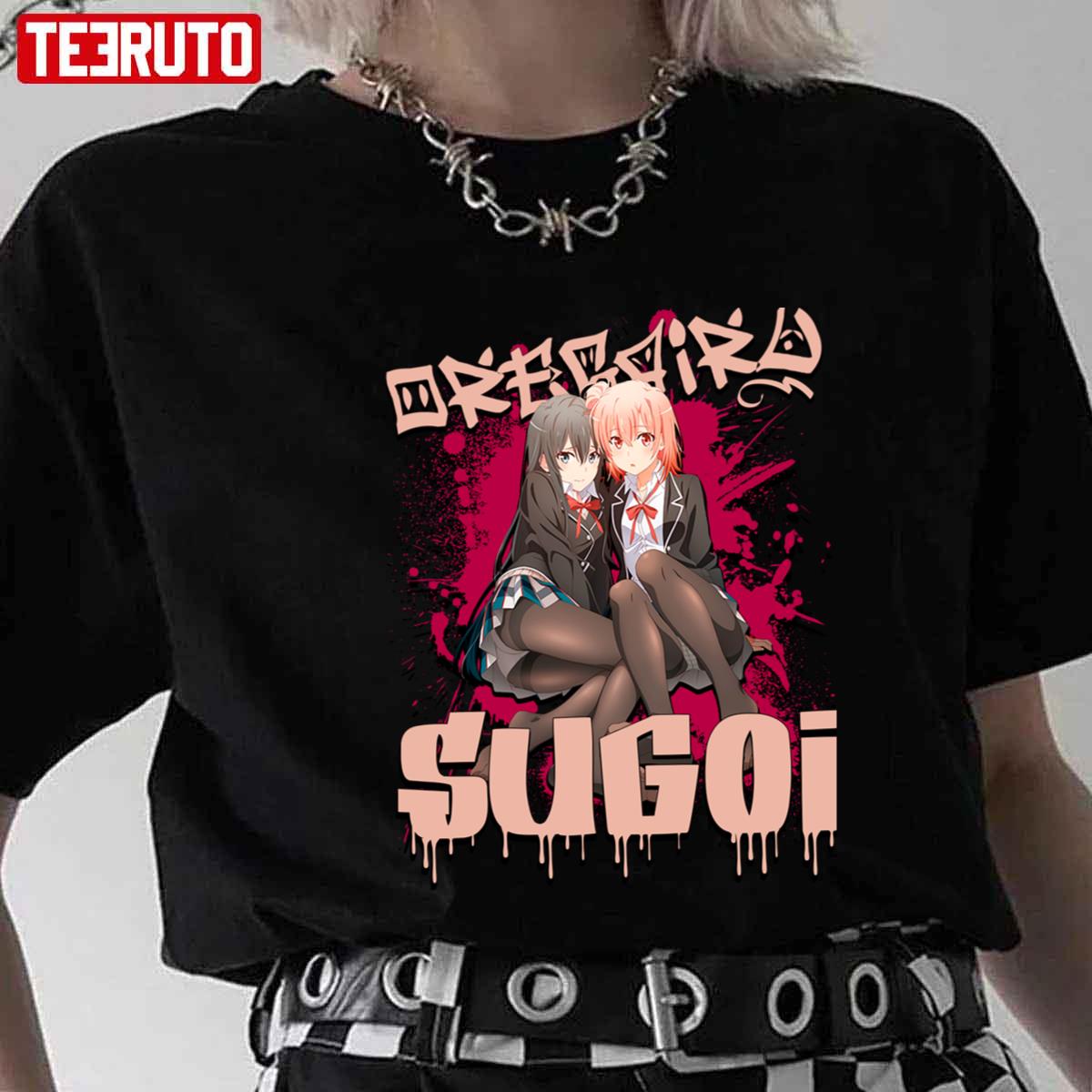 Graffiti Yukinoshita Yukino Yuigahama Yui Oregairu Unisex T-Shirt - Teeruto