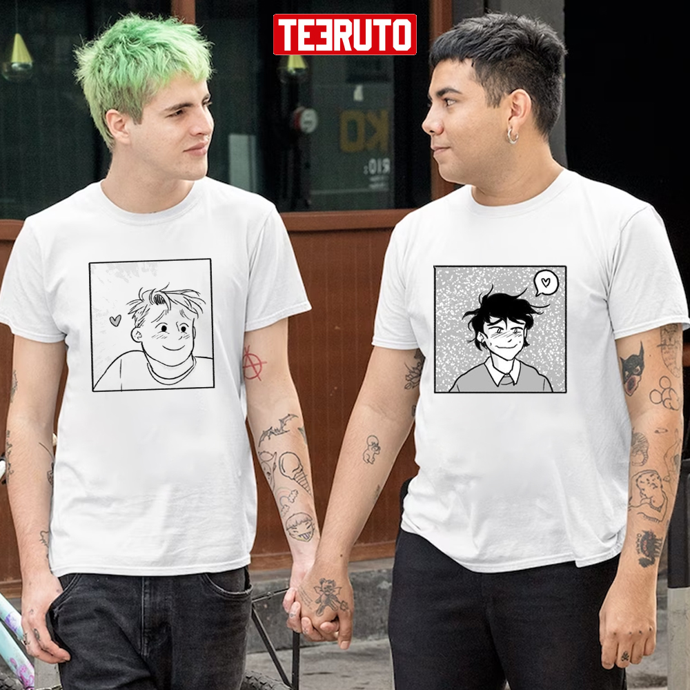 Heartstopper Charlie And Nick Gay Couple Design Valentine’s Day Unisex T-Shirt