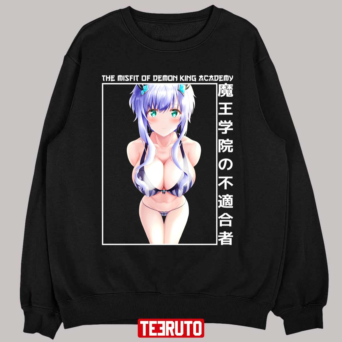 Hot Body Misha Necron The Misfit Of Demon King Academy Anime Girl Waifu  Unisex T-Shirt - Teeruto