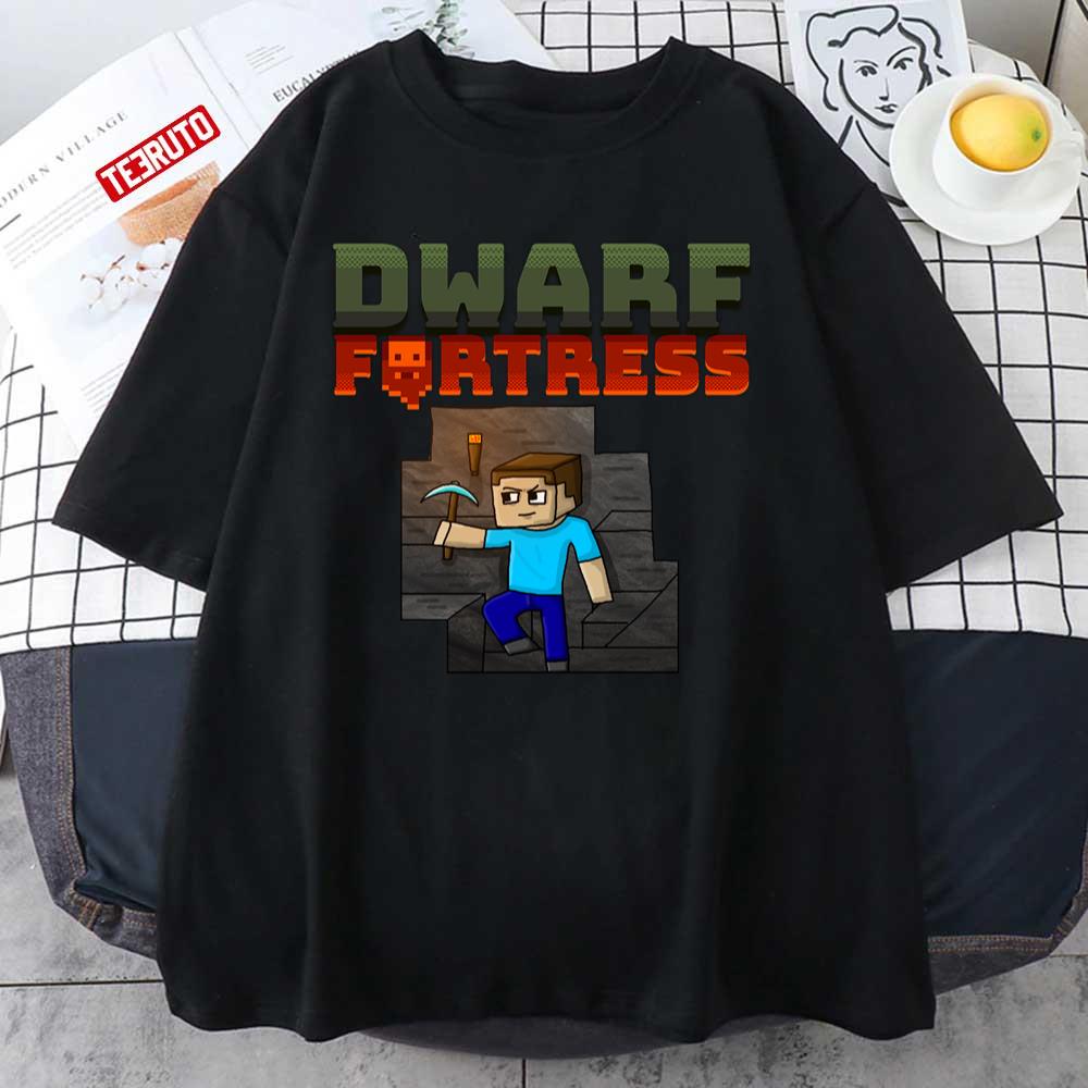 Inspired Minecraft Dwarf Fortress Unisex T-Shirt