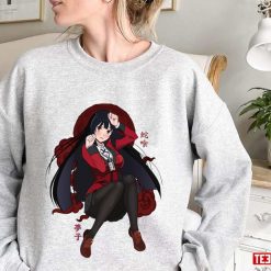 Jabami Yumeko Kawaii Kakegurui Cloudy Art Style Unisex Sweatshirt