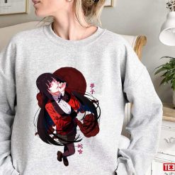 Jabami Yumeko Risky Gambler Kakegurui Cloudy Style Artwork Unisex Sweatshirt