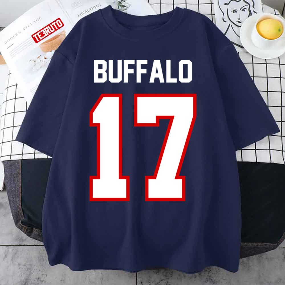 Jersey Number Design Buffalo Bills No 17 Josh Allen Unisex Sweatshirt -  Teeruto