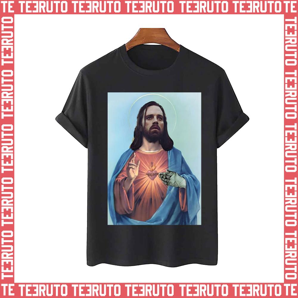 Jesus Bucky Barnes Sebastian Stan Saint Marvel Unisex T-Shirt - Teeruto