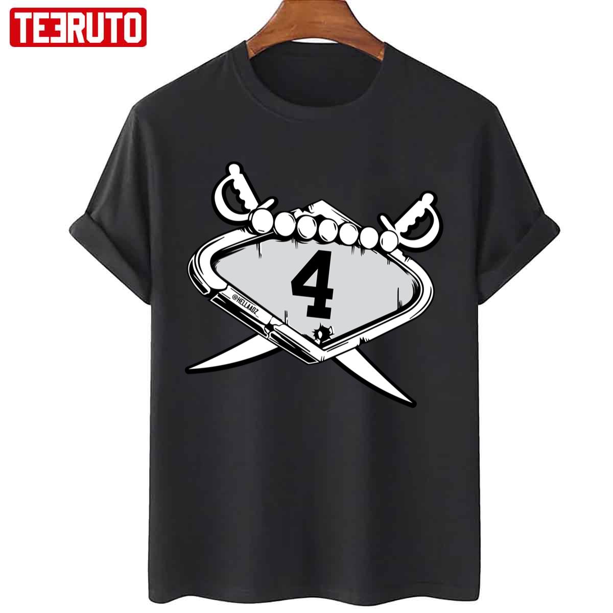 Derek Carr Number 4 Unisex T-Shirt - Teeruto