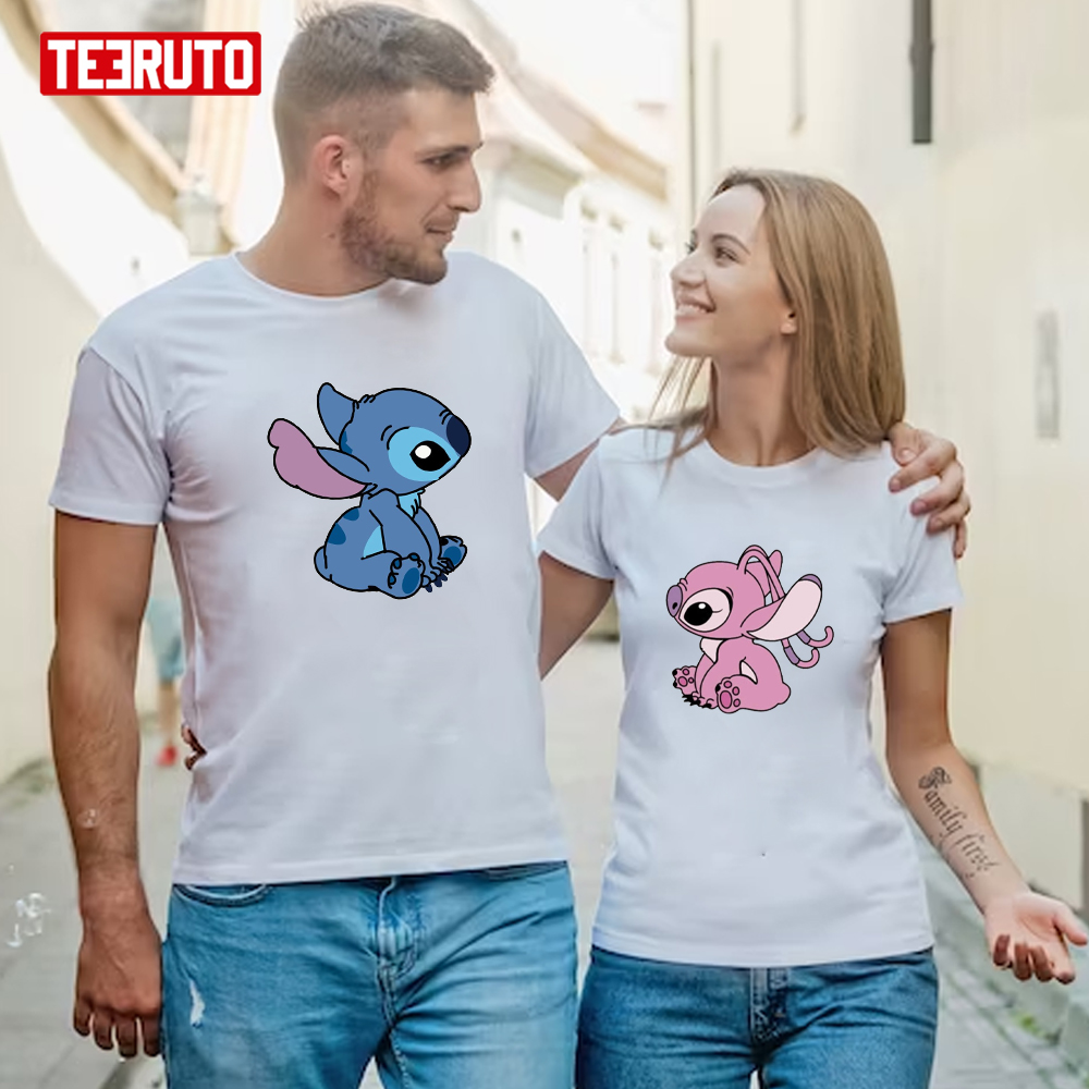 Lilo & Stitch Couple Matching Valentine’s Day Unisex T-Shirt