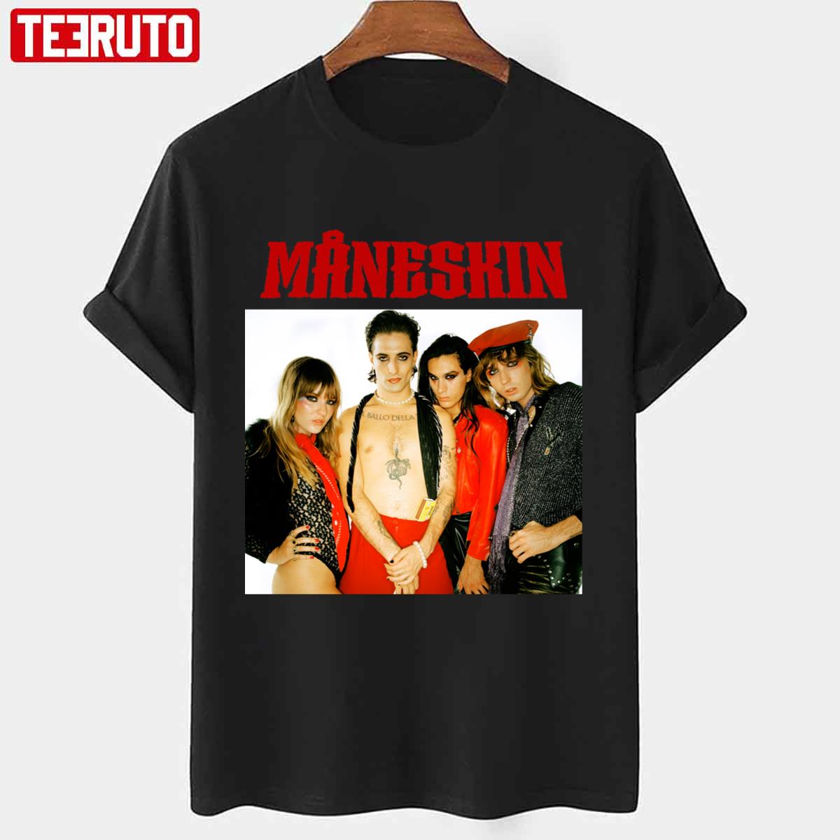 Maneskin Måneskin Band Hot Outfits Unisex T-Shirt - Teeruto