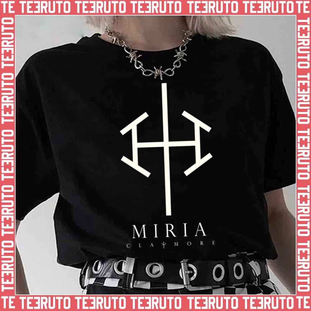 Miria 2 White Symbol Claymore Unisex T-Shirt