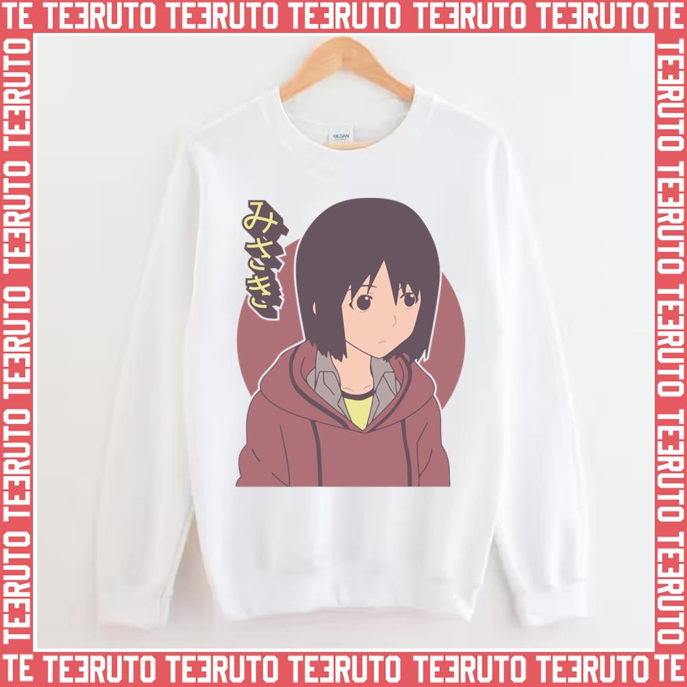 Misaki Flat Art Welcome To The Nhk Unisex Sweatshirt