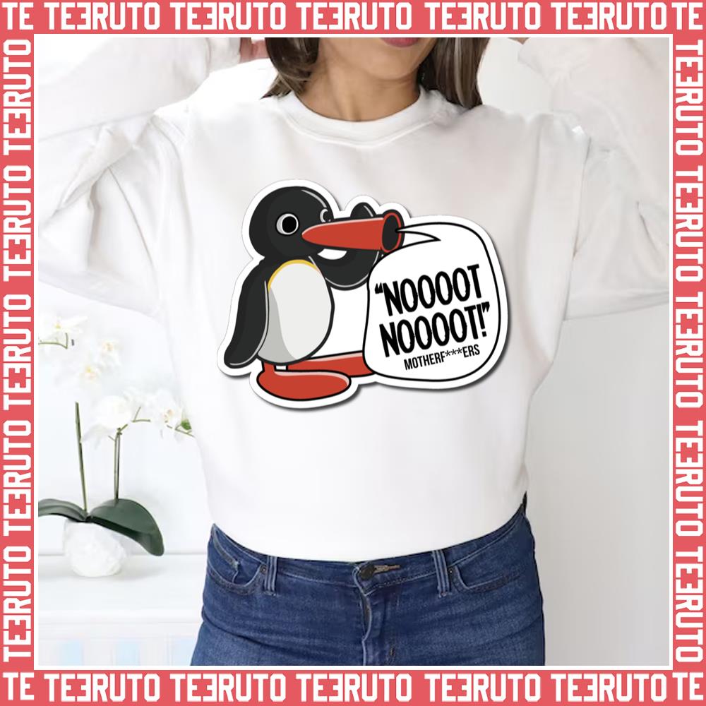 Motherfckers Pingu Cartoon Noot Noot Pingu Unisex Sweatshirt