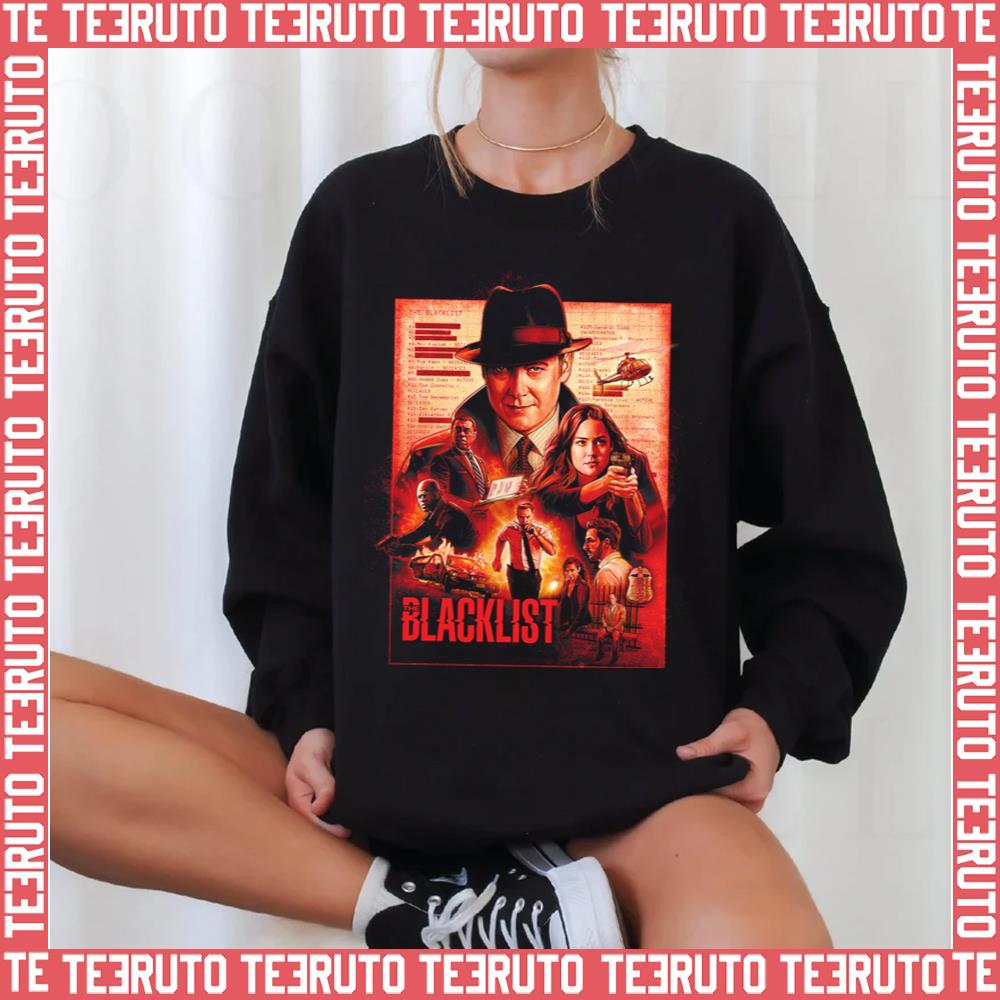 Movie Cover Art The Blacklist Black Unisex Sweatshirt