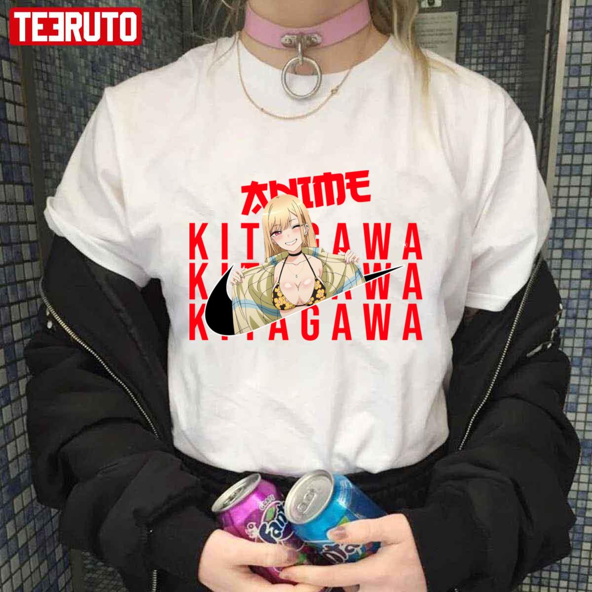 Nike Logo X My Dress Up Darling Anime Kitagawa Unisex T-Shirt