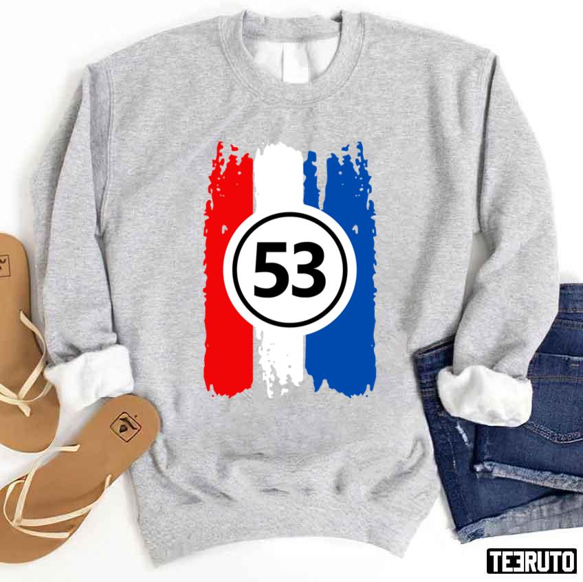 Number 53 Herbie 53 The Love Bug Unisex Sweatshirt