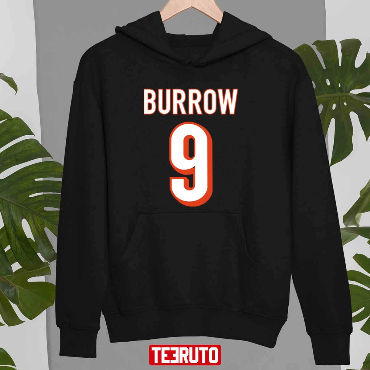 Number 9 Joe Burrow Jersey Number Graphic Unisex Sweatshirt - Teeruto