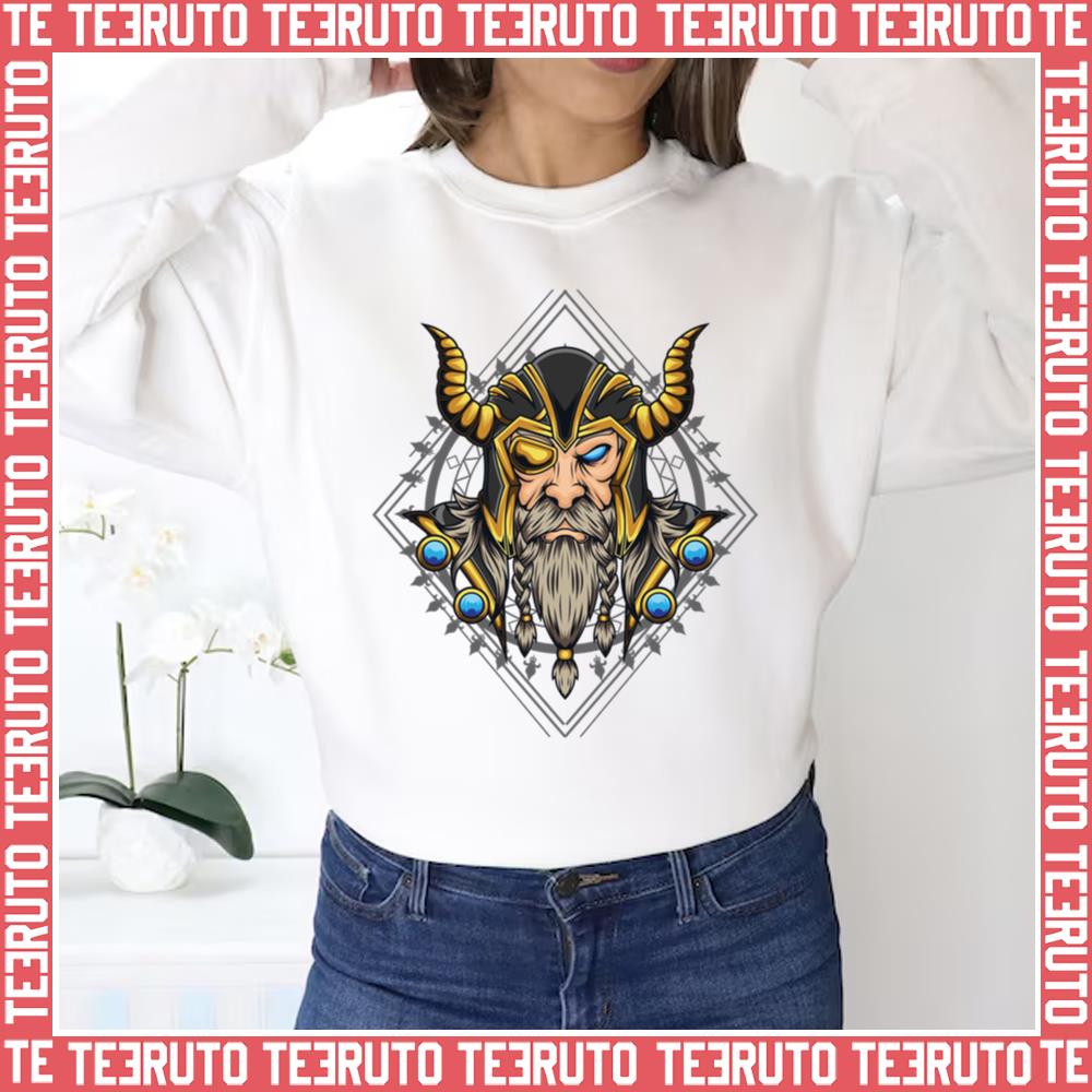 Odin God Of Wisdom Viking Valhalla Unisex Sweatshirt