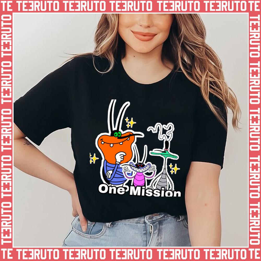 One Mission Oggy And The Cockr Unisex T-Shirt