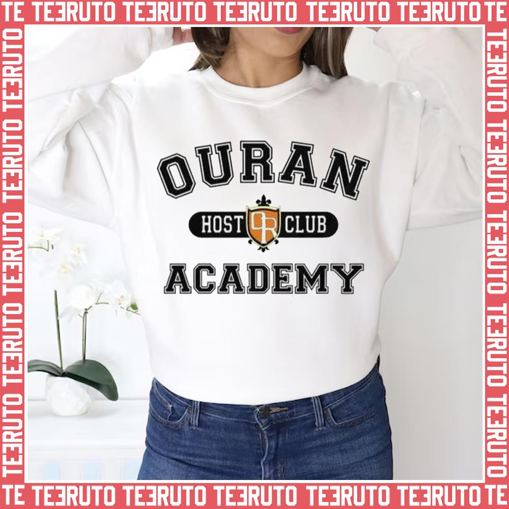 Ouran Host Club Academy Manga School Ouran Highschool Host Club Unisex Sweatshirt