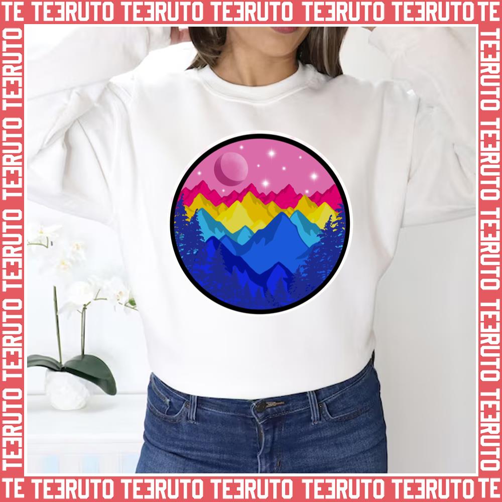 Pansexual Pride Mountain Unisex Sweatshirt