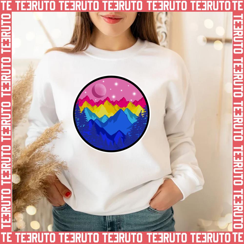 Pansexual Pride Mountain Unisex Sweatshirt