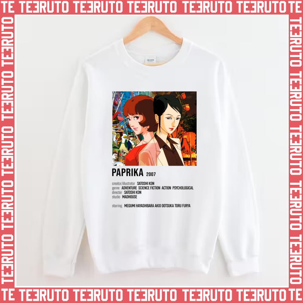 Paprika 2007 Sci Fic Anime Dream Detective Unisex Sweatshirt