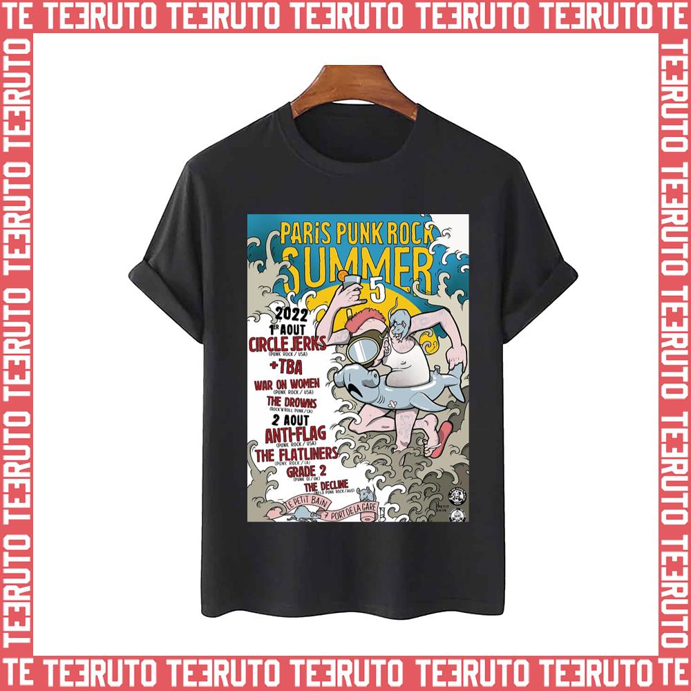 Paris Punk Rock Summer 5 Unisex T-Shirt