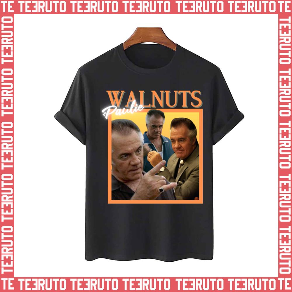 Paulie Walnuts Sopranos Homage Collage Design Unisex T-Shirt