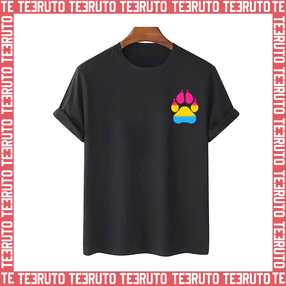 Pawprint Pan Lgbtq Pride Month Unisex T-Shirt