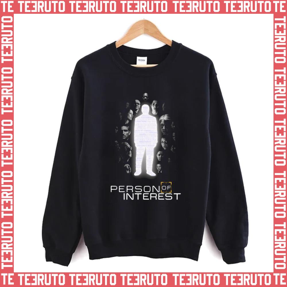 Person Of Interest Cast Root Shaw Finch Reese Fusco And More Unisex Sweatshirt