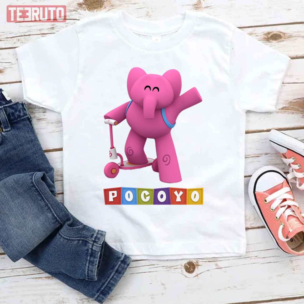 Pink Elephant Pocoyo Unisex T-Shirt