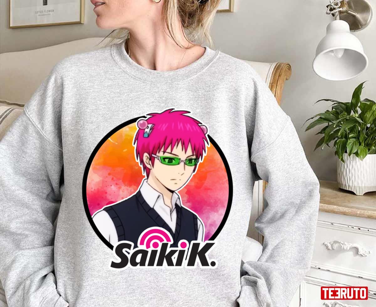 Saiki K With Logo The Disastrous Life Of Saiki K Unisex Sweatshirt ...