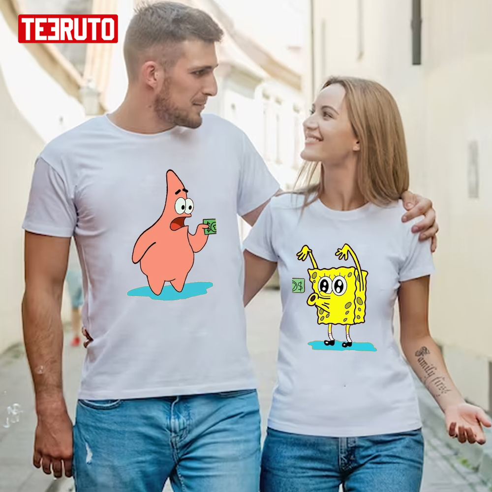 Spongebob Squarepants Couple Sesign Patrick Valentine’s Day Unisex T-Shirt