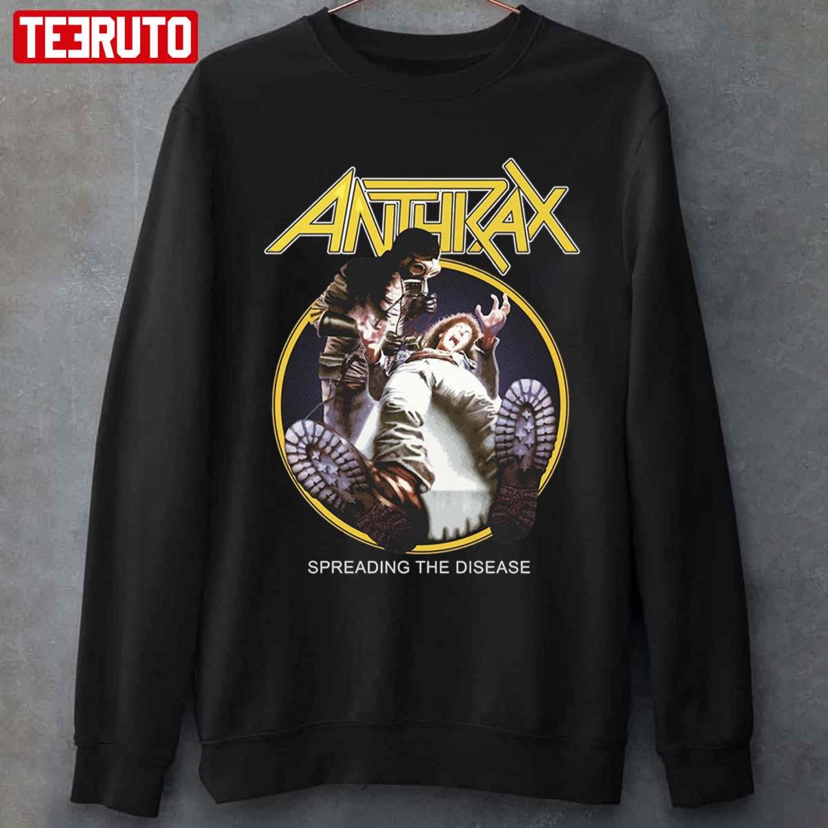 Spreading The Disease Anthrax Band Studio Album Unisex TShirt Teeruto