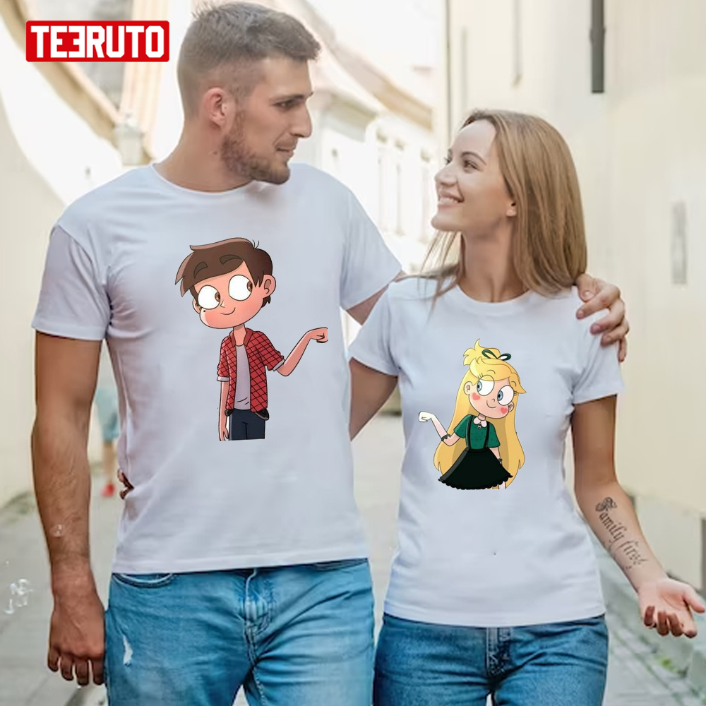 Star Vs The Forces Of Evil Couple Design Valentine’s Day Unisex T-Shirt