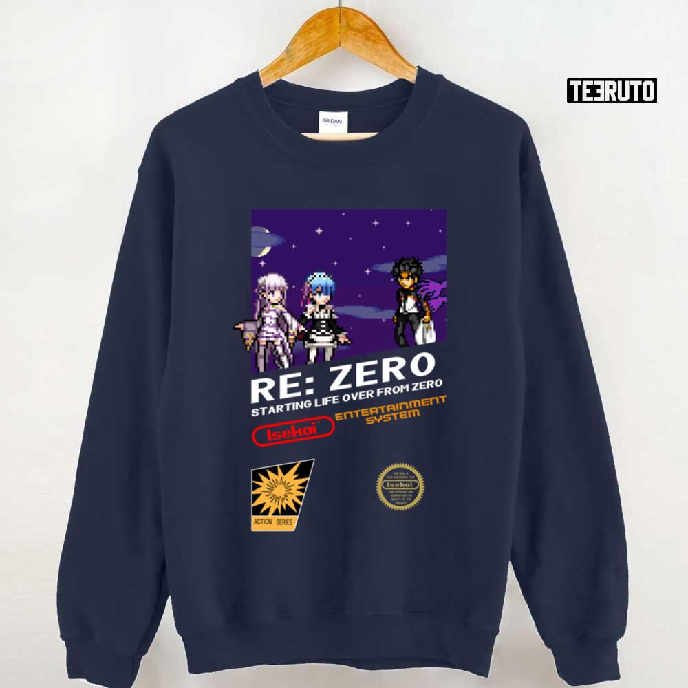 Starting Life Over From Zero Retro Re Zero Unisex Sweatshirt
