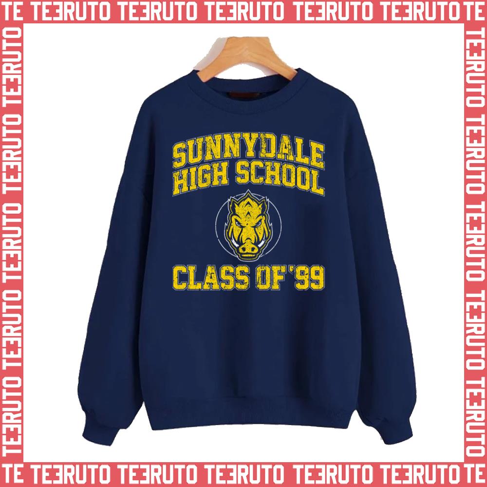 Sunnydale High Class Of 99 Yellow Logo Unisex Sweatshirt