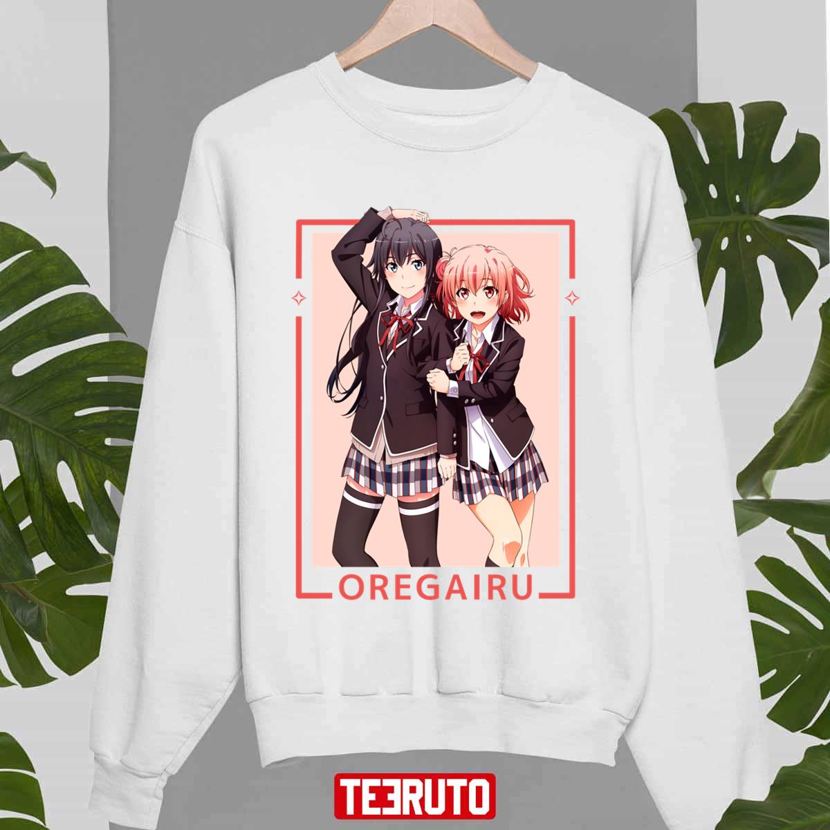 Super Kawaii Yukino Yukinoshita And Yui Yuigahama Oregairusnafu Unisex Sweatshirt