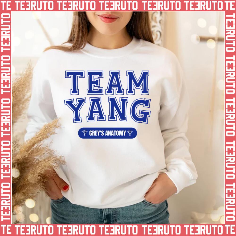 Team Yang Logo Greys Anatomy Unisex Sweatshirt