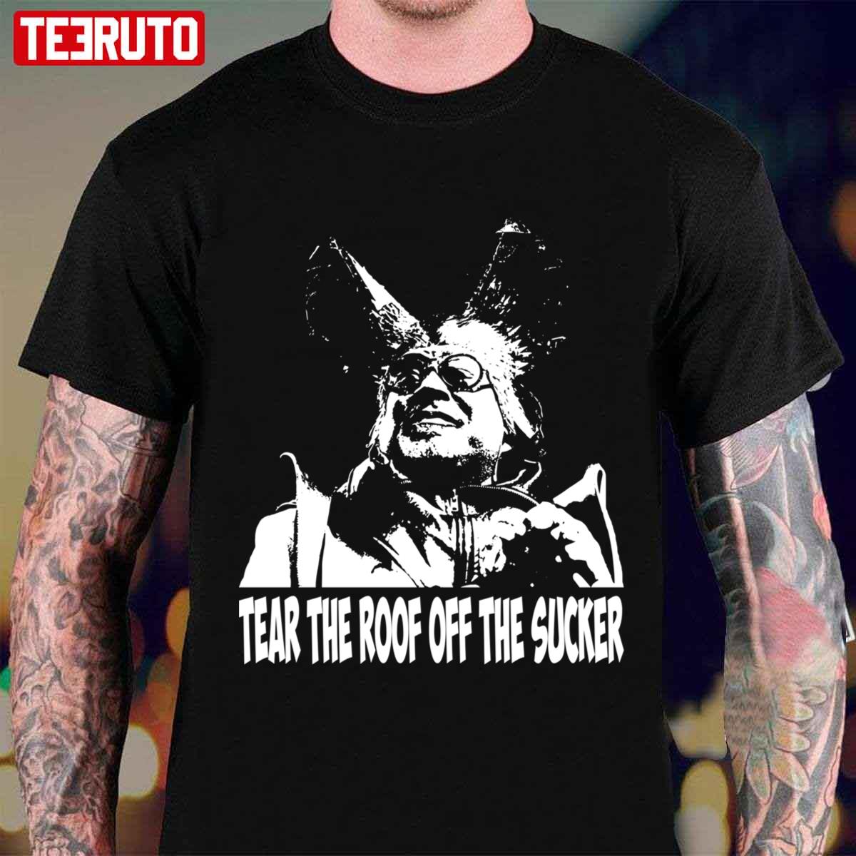 Tear The Roof Off The Sucker Black Image George Clinton Unisex T-Shirt