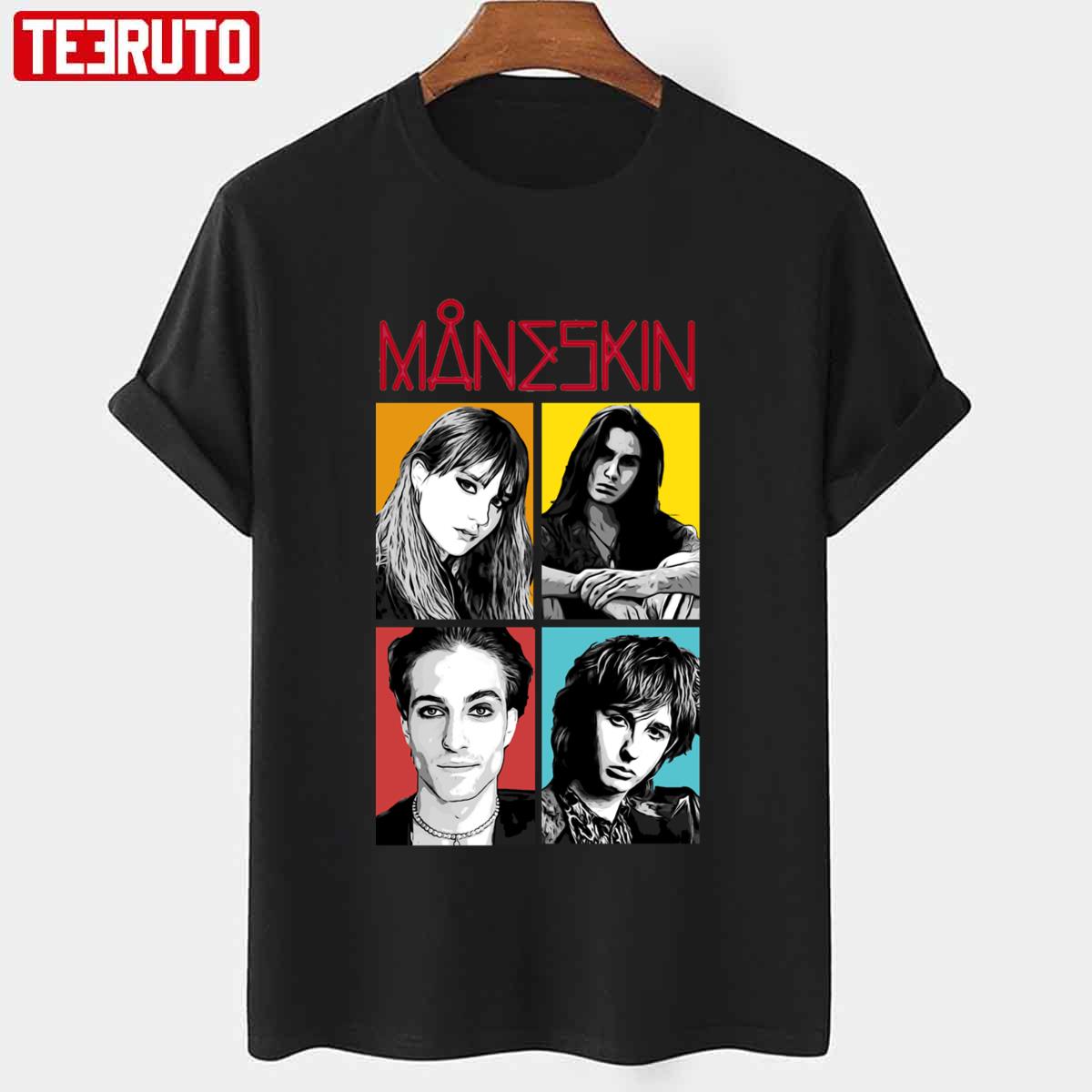 The Four Colors Of Maneskin Unisex T-Shirt