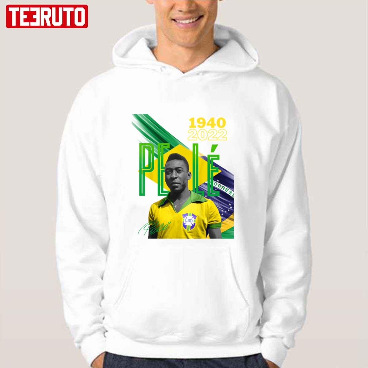 The Goat Pele Brazil Player Unisex Hoodie
